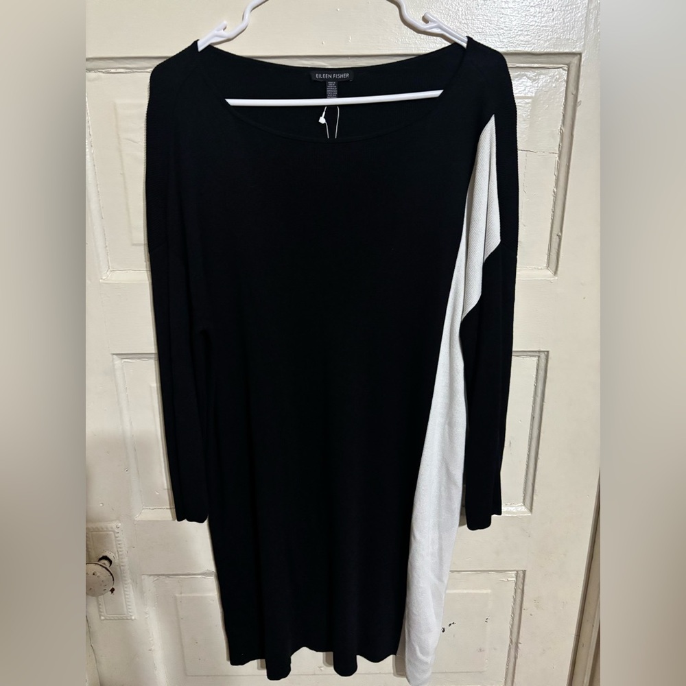 NWT Eileen Fisher sweater style dress size Large